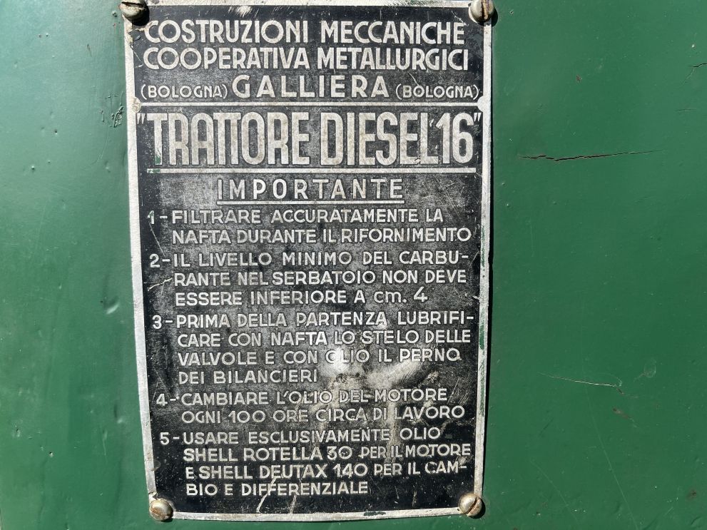 Carioca Trattore Diesel 16